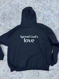 Signature Logo Hooded Sweatshirt -Black/White