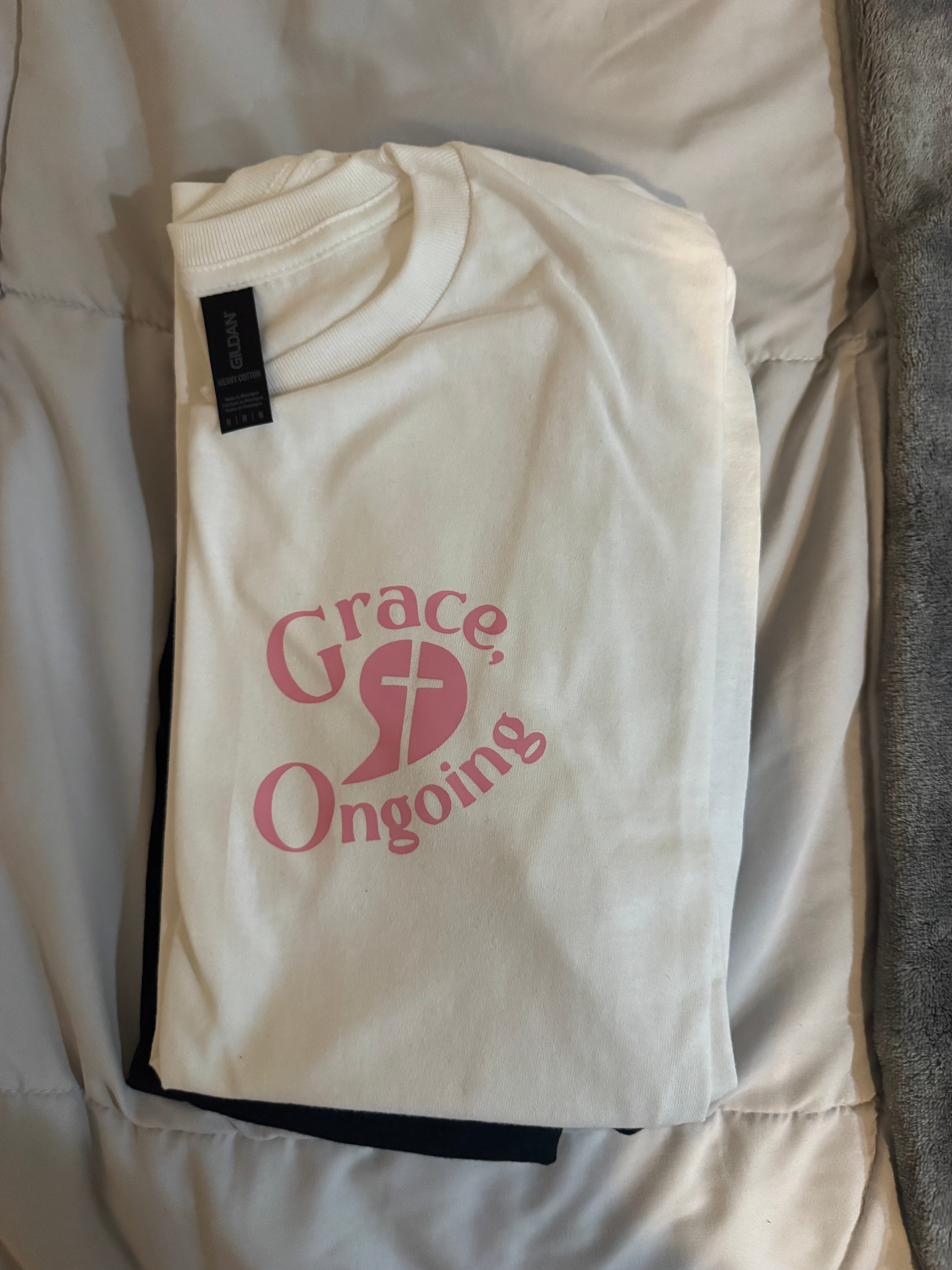 Signature Logo Shirt - White/Pink