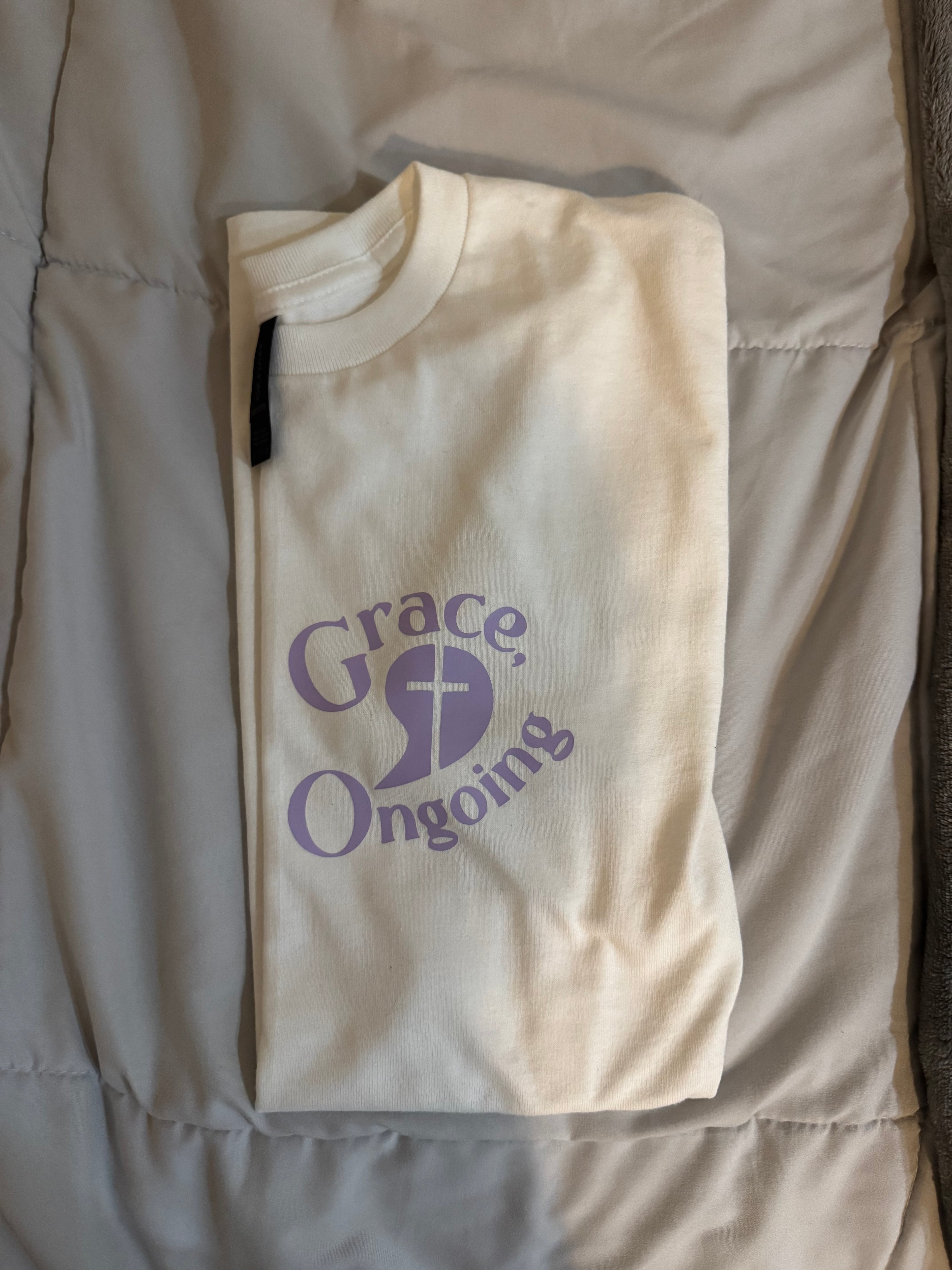 Signature Logo Shirt - White/Purple